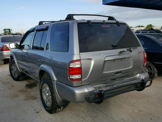 JN8AR07Y0XW368924 - 1999 NISSAN PATHFINDER GRAY photo 3