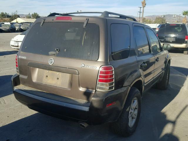 4M2CU98H86KJ11869 - 2006 MERCURY MARINER HE GRAY photo 4