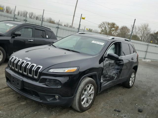 1C4PJLCS2FW791437 - 2015 JEEP CHEROKEE L BLACK photo 2