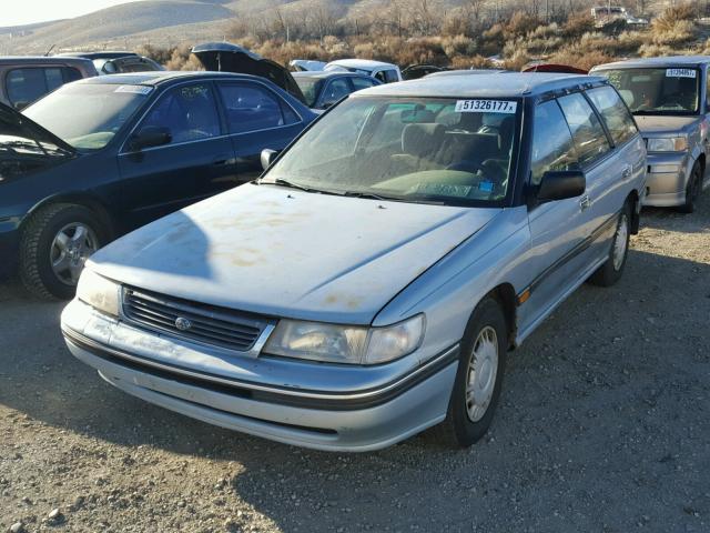 4S3BJ633XP7946459 - 1993 SUBARU LEGACY L A BLUE photo 2