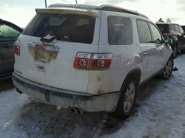 1GKER23788J271835 - 2008 GMC ACADIA SLT WHITE photo 4