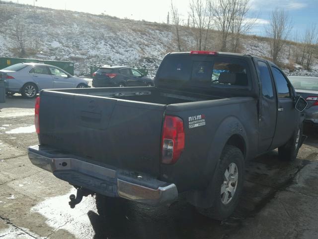 1N6AD06W65C447892 - 2005 NISSAN FRONTIER K GRAY photo 4