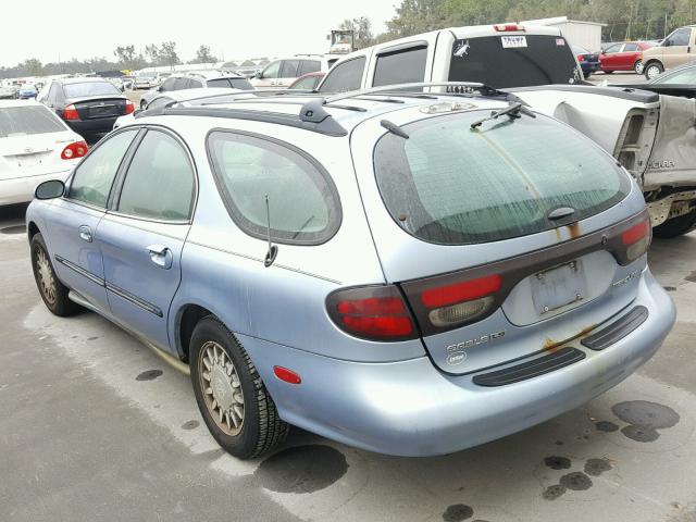 1MEFM55U6WA619095 - 1998 MERCURY SABLE LS BLUE photo 3