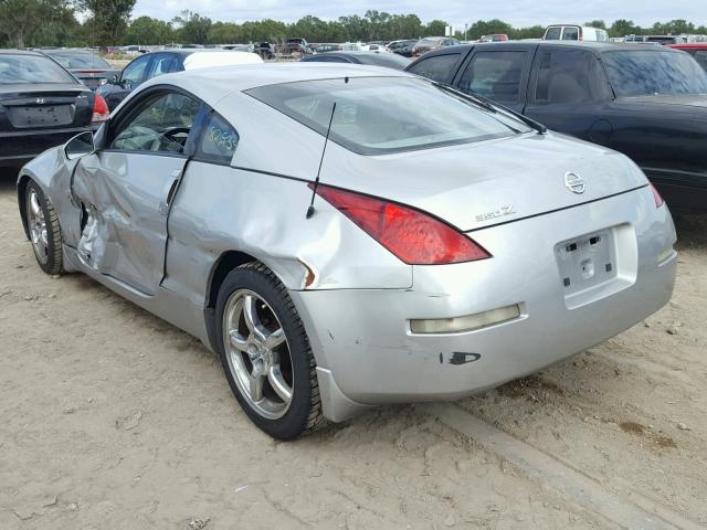 JN1AZ34E45M651569 - 2005 NISSAN 350Z COUPE SILVER photo 3