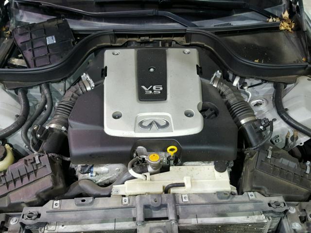 JNKBV61EX8M218411 - 2008 INFINITI G35 SILVER photo 7