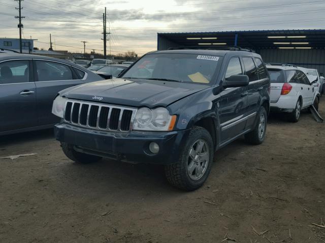 1J4HR58215C680874 - 2005 JEEP GRAND CHER TURQUOISE photo 2