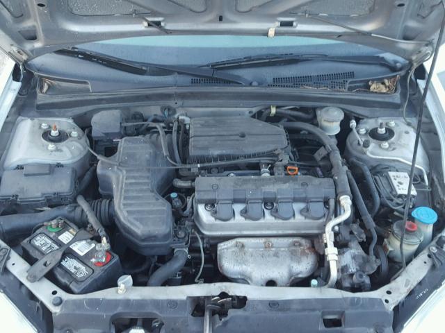 2HGES26764H528130 - 2004 HONDA CIVIC EX SILVER photo 7