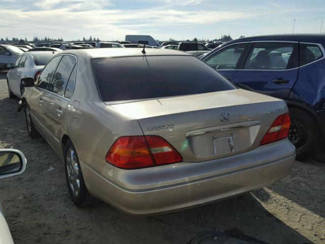 JTHBN30F510036265 - 2001 LEXUS LS 430 GOLD photo 3