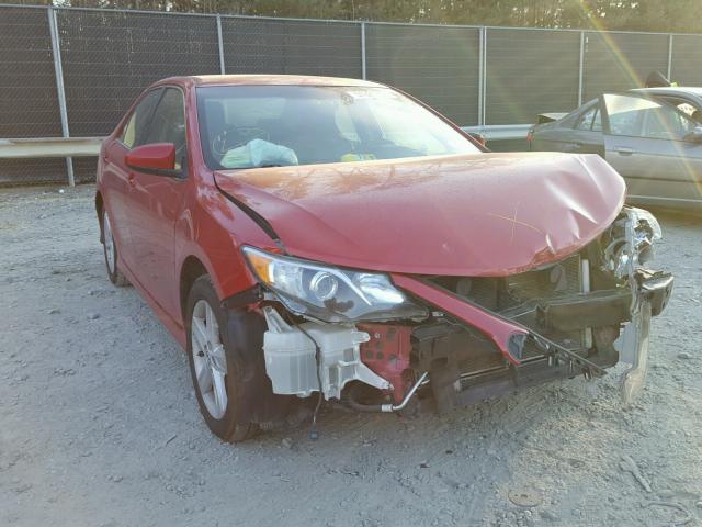 4T1BF1FK3EU803323 - 2014 TOYOTA CAMRY L RED photo 1