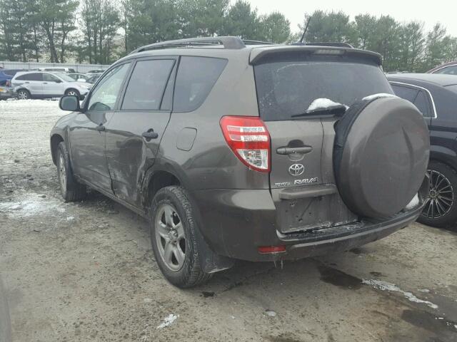 JTMBF33VX9D015949 - 2009 TOYOTA RAV4 BROWN photo 3