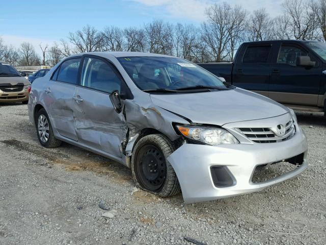 2T1BU4EE9DC991641 - 2013 TOYOTA COROLLA BA SILVER photo 1