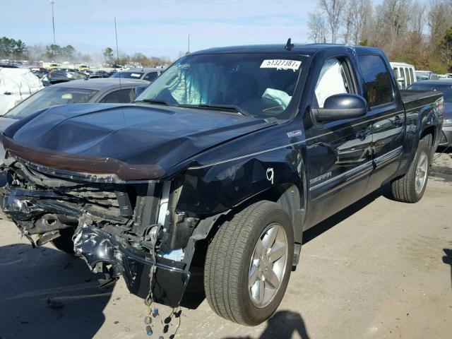 3GTP2WE71CG162494 - 2012 GMC SIERRA K15 BLACK photo 2