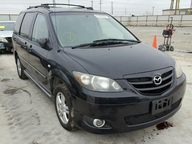 JM3LW28A540529557 - 2004 MAZDA MPV WAGON BLACK photo 1