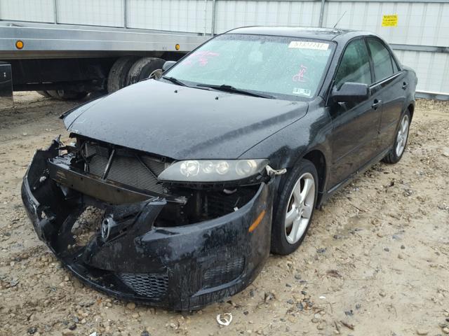 1YVHP80C375M43144 - 2007 MAZDA 6 I BLACK photo 2