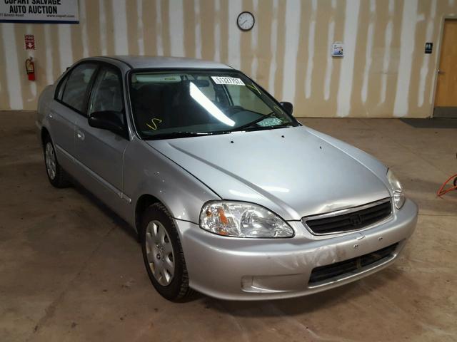 2HGEJ6615YH540586 - 2000 HONDA CIVIC BASE SILVER photo 1