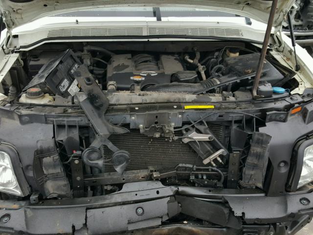 5N3AA08A64N812428 - 2004 INFINITI QX56 WHITE photo 7