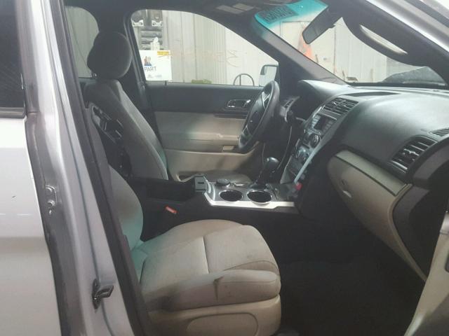 1FM5K8B86EGB27931 - 2014 FORD EXPLORER SILVER photo 5