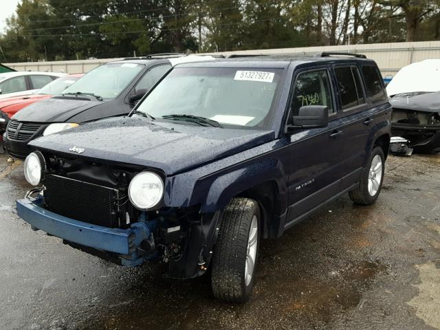 1C4NJPFB9ED630670 - 2014 JEEP PATRIOT LA BLUE photo 2