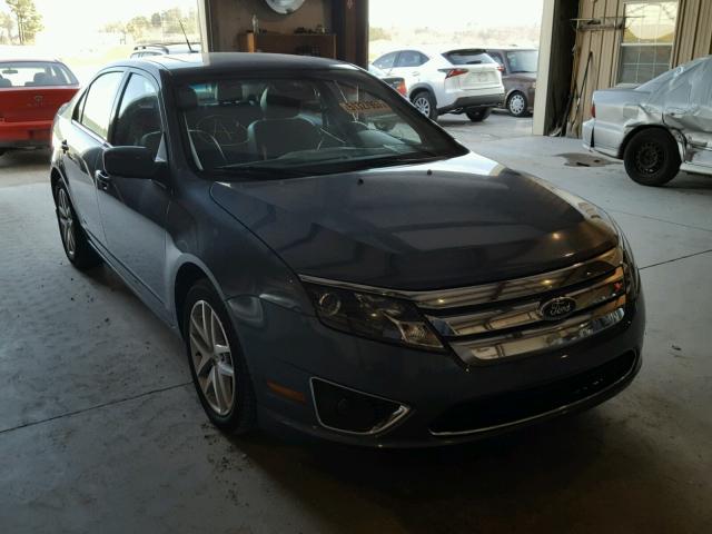 3FAHP0JA2CR433786 - 2012 FORD FUSION SEL BLUE photo 1