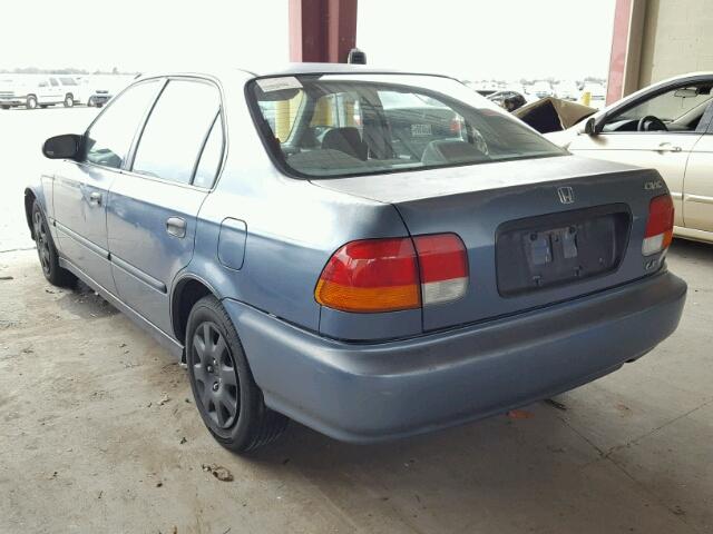 JHMEJ6674WS015154 - 1998 HONDA CIVIC LX BLUE photo 3