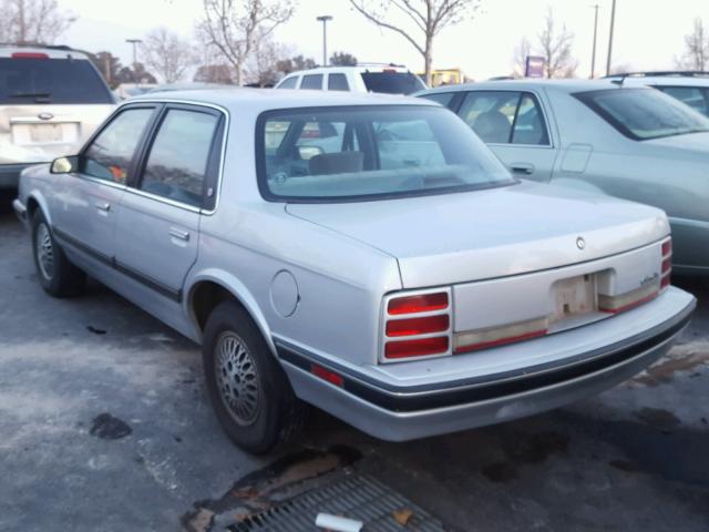 1G3AL54N7N6315400 - 1992 OLDSMOBILE CUTLASS CI Gümüş foto 3