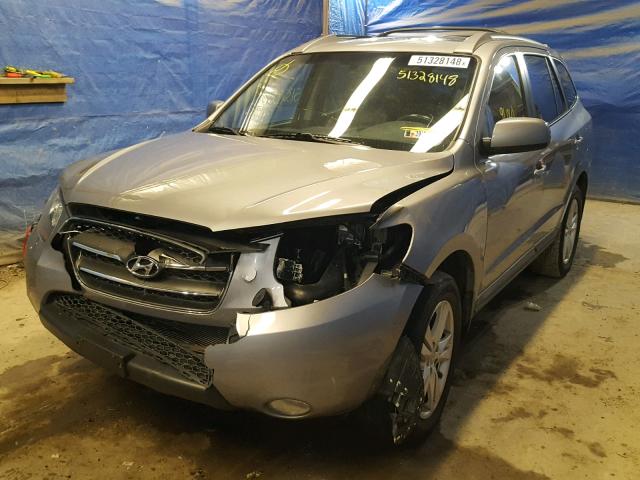 5NMSH73E98H151304 - 2008 HYUNDAI SANTA FE S GRAY photo 2