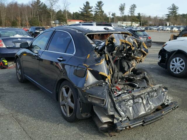 JH4CL96995C004812 - 2005 ACURA TSX BLACK photo 3