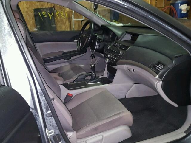 1HGCP2E38CA157721 - 2012 HONDA ACCORD LX GRAY photo 5