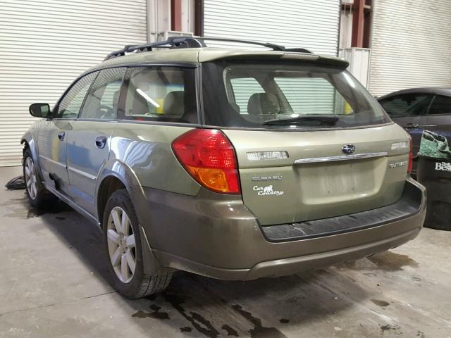 4S4BP61C067352359 - 2006 SUBARU LEGACY OUT GREEN photo 3