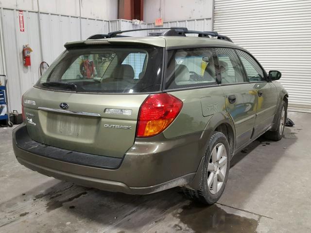 4S4BP61C067352359 - 2006 SUBARU LEGACY OUT GREEN photo 4