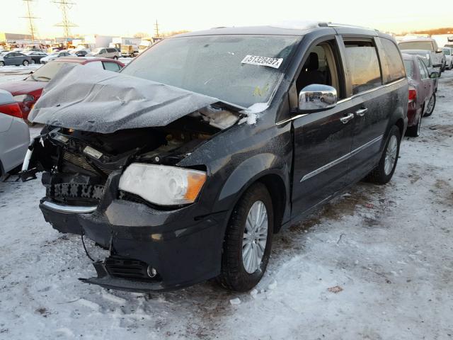 2C4RC1GG6CR245130 - 2012 CHRYSLER TOWN & COU BLACK photo 2