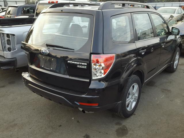 JF2SHABC6CH403180 - 2012 SUBARU FORESTER 2 BLACK photo 4