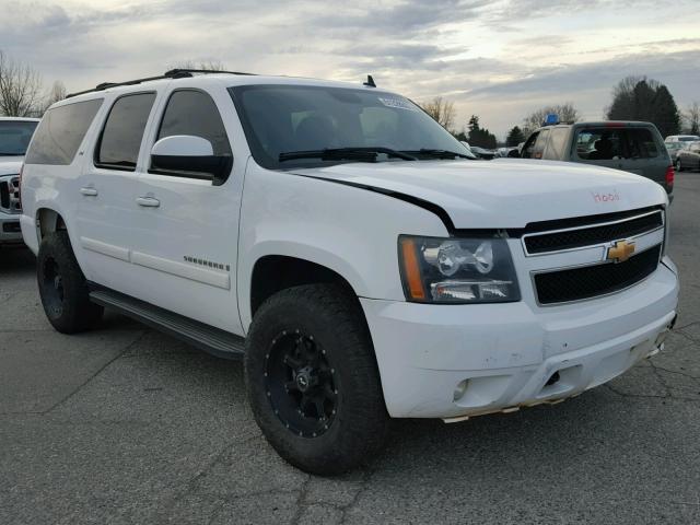 3GNFK16367G121382 - 2007 CHEVROLET SUBURBAN K WHITE photo 1