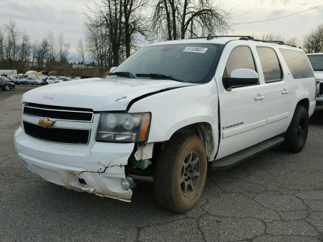 3GNFK16367G121382 - 2007 CHEVROLET SUBURBAN K WHITE photo 2