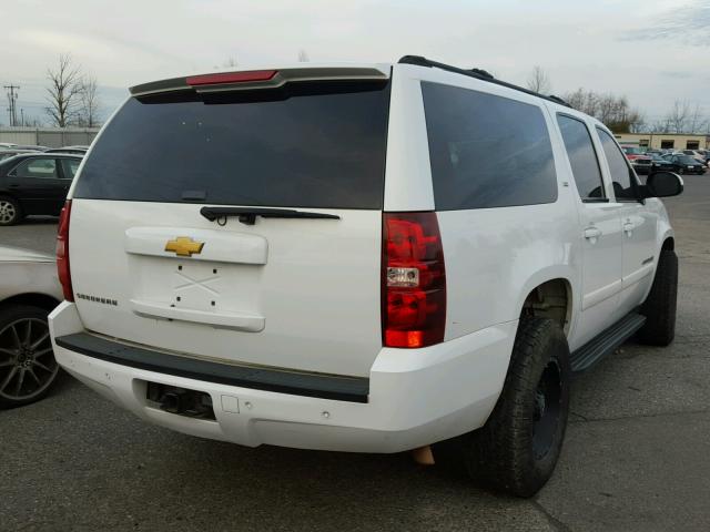 3GNFK16367G121382 - 2007 CHEVROLET SUBURBAN K WHITE photo 4