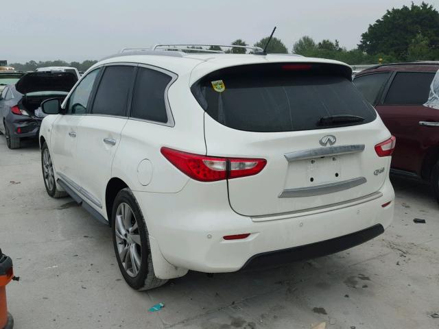 5N1AL0MN2FC520575 - 2015 INFINITI QX60 WHITE photo 3