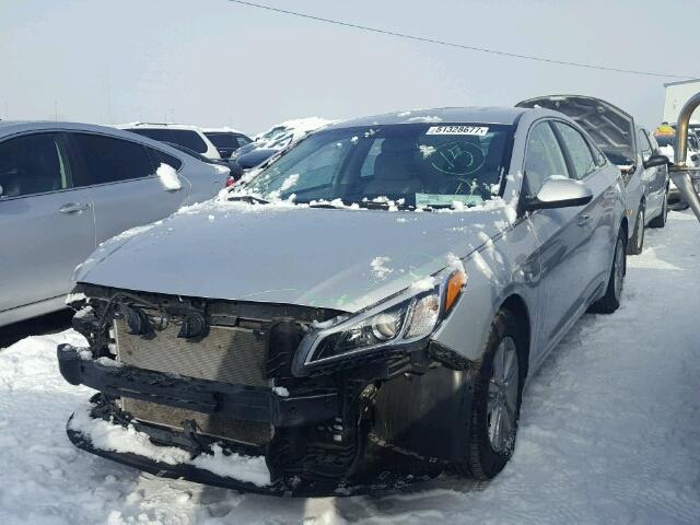 5NPE24AF6GH340213 - 2016 HYUNDAI SONATA SE GRAY photo 2