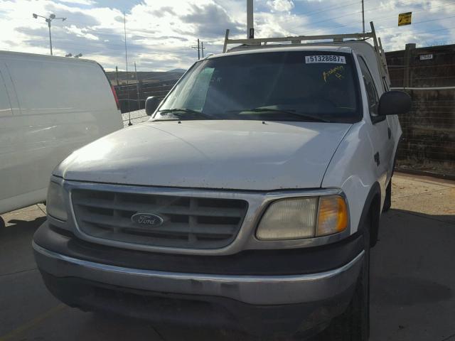 1FTRF18L31KF06986 - 2001 FORD F150 WHITE photo 10