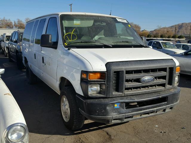 1FMNE3BL3EDA45686 - 2014 FORD ECONOLINE WHITE photo 1