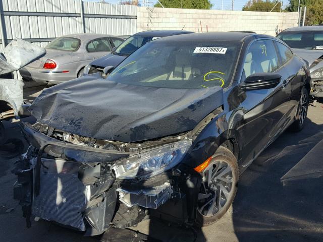 2HGFC4B56HH312656 - 2017 HONDA CIVIC LX BLACK photo 2