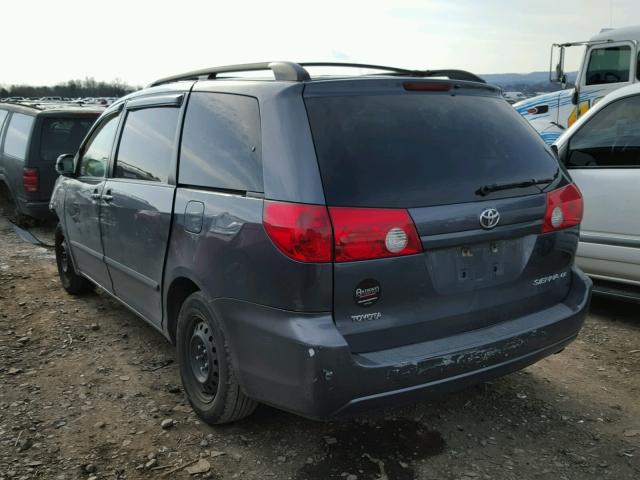 5TDZA23C36S398106 - 2006 TOYOTA SIENNA CE GRAY photo 3