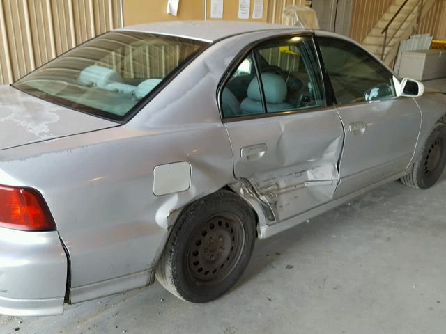 4A3AA46G33E093582 - 2003 MITSUBISHI GALANT ES SILVER photo 9