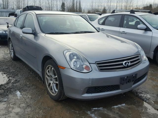 JNKCV51E66M516255 - 2006 INFINITI G35 GRAY photo 1