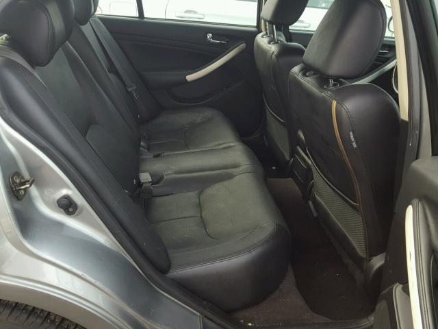 JNKCV51E66M516255 - 2006 INFINITI G35 GRAY photo 6