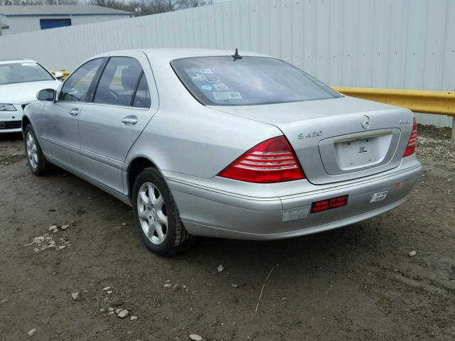 WDBNG83J45A440372 - 2005 MERCEDES-BENZ S 430 4MAT SILVER photo 3