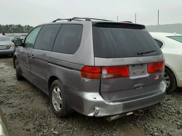 2HKRL1866YH593682 - 2000 HONDA ODYSSEY EX GRAY photo 3