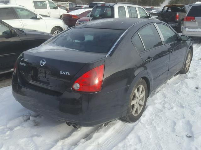 1N4BA41E44C815416 - 2004 NISSAN MAXIMA SE BLACK photo 4