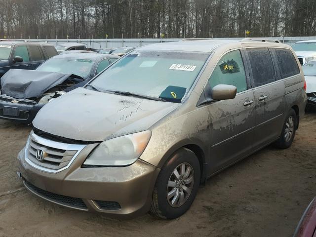 5FNRL3H77AB037471 - 2010 HONDA ODYSSEY EX GOLD photo 2