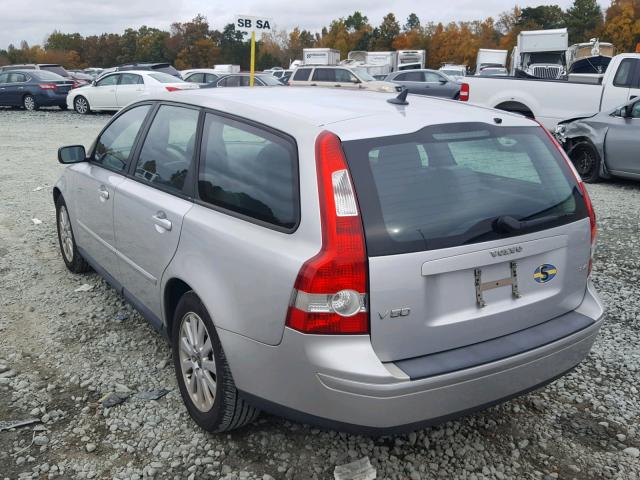 YV1MW382352057080 - 2005 VOLVO V50 2.4I SILVER photo 3