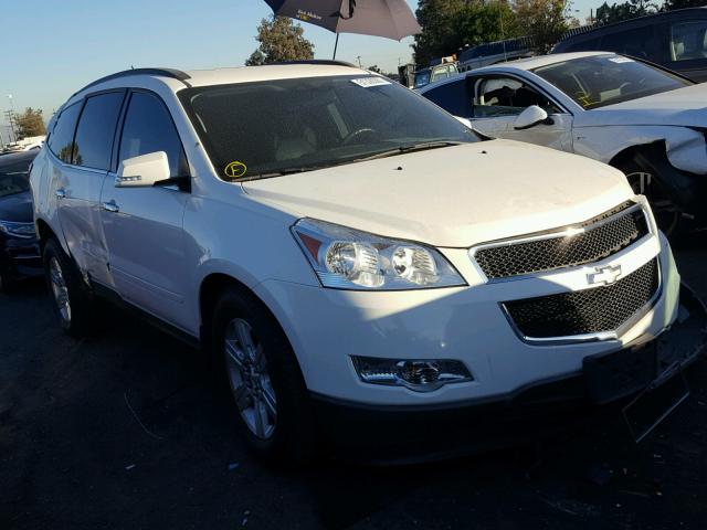 1GNKRJED0CJ397358 - 2012 CHEVROLET TRAVERSE L WHITE photo 1